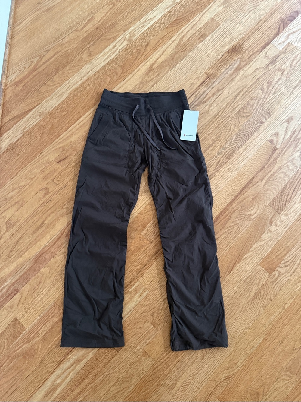 Lululemon dance studio MR lined pants regular size 6 brown